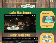Tablet Screenshot of callahansgeneralstore.com